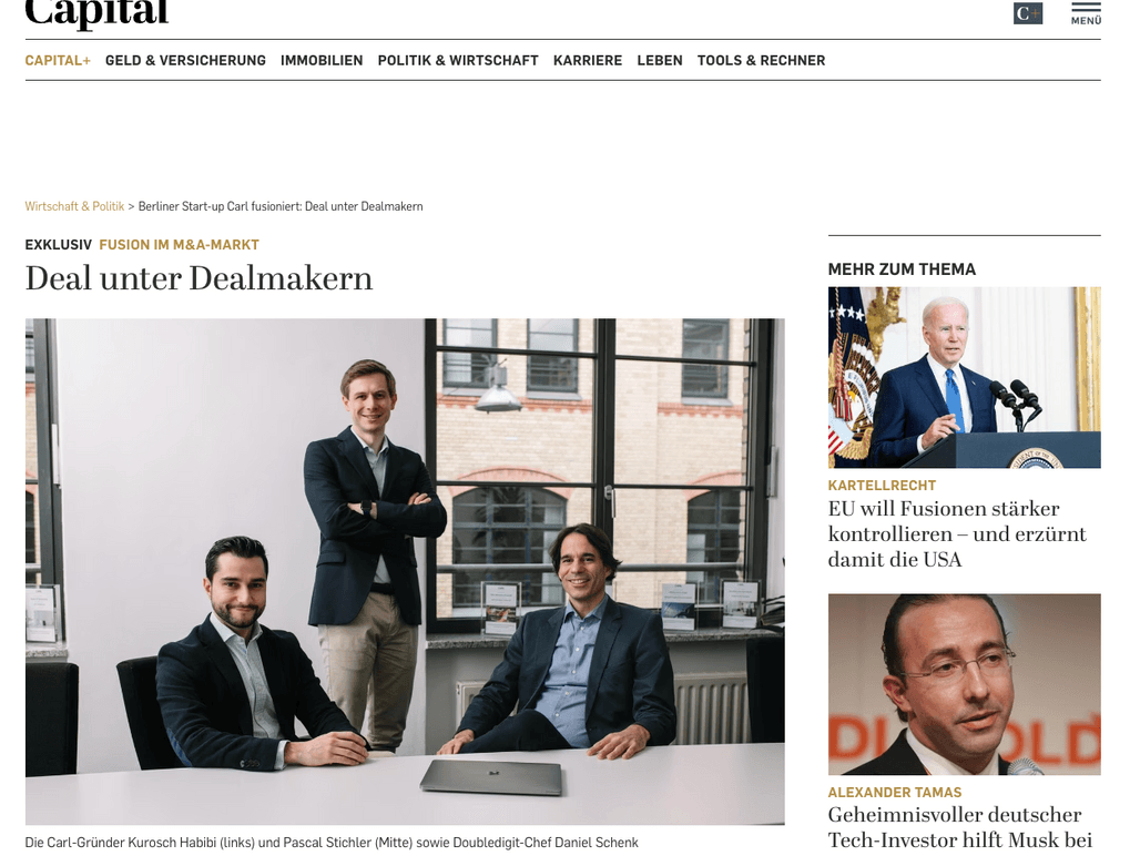Capital: Deal between dealmakers